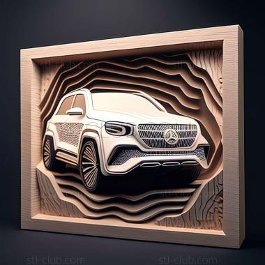 3D модель Mercedes Benz EQS SUV (STL)